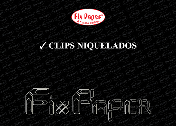 portfolio clips niquelados